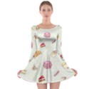 Cute cakes Long Sleeve Skater Dress View1