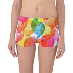 Rainbow Balloon Reversible Bikini Bottoms by Brittlevirginclothing