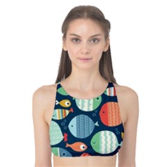 Cute Small Marine Fish Tank Bikini Top