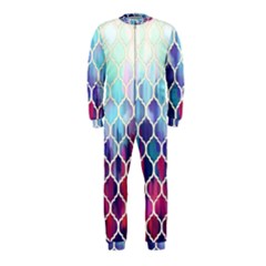 Purple Moroccan Mosaic Onepiece Jumpsuit (kids)