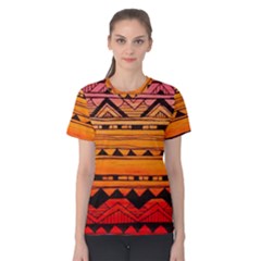 Warm Tribal Women s Cotton Tee