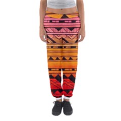 Warm Tribal Women s Jogger Sweatpants by Brittlevirginclothing