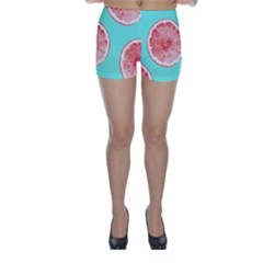 Cute Pink Lemon Skinny Shorts by Brittlevirginclothing