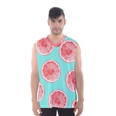 Cute Pink Lemon Men s Basketball Tank Top