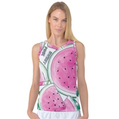 Cute Watermelon Women s Basketball Tank Top by Brittlevirginclothing