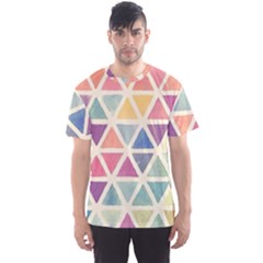 Colorful Triangle Men s Sport Mesh Tee