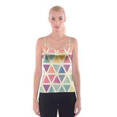 Colorful Triangle Spaghetti Strap Top by Brittlevirginclothing