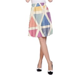 Colorful Triangle A-line Skirt