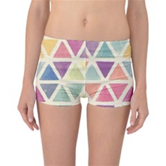 Colorful Triangle Reversible Bikini Bottoms by Brittlevirginclothing