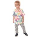 Colorful triangle Kids  Raglan Tee View1