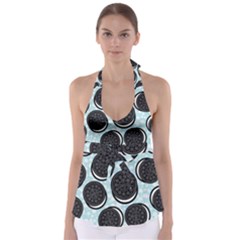 Cute Oreo Babydoll Tankini Top