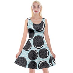 Cute Oreo Reversible Velvet Sleeveless Dress by Brittlevirginclothing