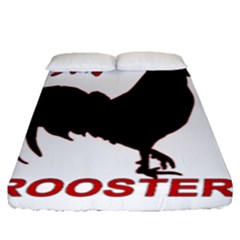 Year Of The Rooster - Chinese New Year Fitted Sheet (queen Size) by Valentinaart