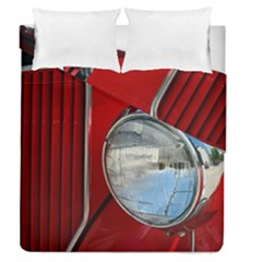 Antique Car Auto Roadster Old Duvet Cover Double Side (queen Size) by Amaryn4rt