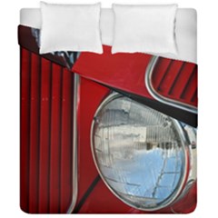 Antique Car Auto Roadster Old Duvet Cover Double Side (california King Size) by Amaryn4rt