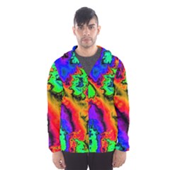 Hot Fractal Statement Hooded Wind Breaker (men) by Fractalworld