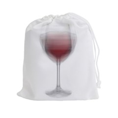 Wine Glass Steve Socha Drawstring Pouches (xxl) by WineGlassOverlay