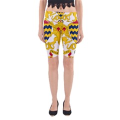Coat Of Arms Of Chad Yoga Cropped Leggings