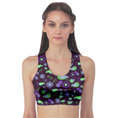 Spring Night Sports Bra by Valentinaart