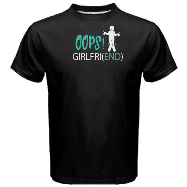 Blacks Opps GirlfriEnd Men s Cotton Tee