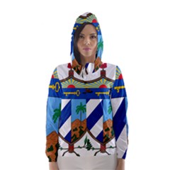 Coat Of Arms Of Cuba Hooded Wind Breaker (women) by abbeyz71