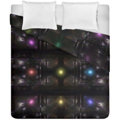Abstract Sphere Box Space Hyper Duvet Cover Double Side (california King Size) by Nexatart