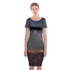 Fairyland Canyon Utah Park Classic Short Sleeve Midi Dress by Nexatart