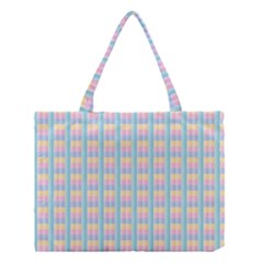 Grid Squares Texture Pattern Medium Tote Bag by Nexatart