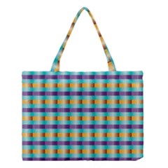 Pattern Grid Squares Texture Medium Tote Bag by Nexatart