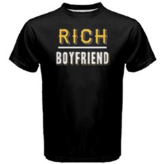Rich Boyfriend - Men s Cotton Tee by FunnySaying