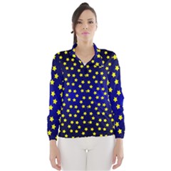 Star Christmas Yellow Wind Breaker (women)