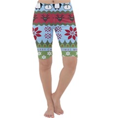 Ugly Christmas Xmas Cropped Leggings  by Nexatart