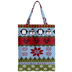 Ugly Christmas Xmas Zipper Classic Tote Bag