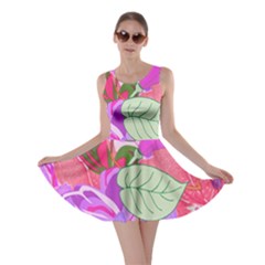 Abstract Flowers Digital Art Skater Dress by Nexatart