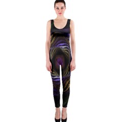 Abstract Fractal Art Onepiece Catsuit by Nexatart