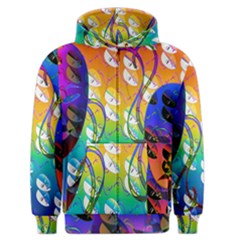 Abstract Mask Artwork Digital Art Men s Zipper Hoodie