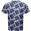 Abstract Pattern Seamless Artwork Men s Cotton Tee View1