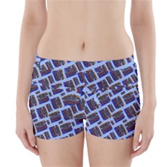 Abstract Pattern Seamless Artwork Boyleg Bikini Wrap Bottoms