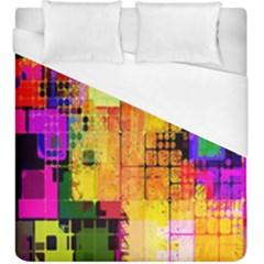 Abstract Squares Background Pattern Duvet Cover (king Size)