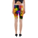 Abstract Squares Background Pattern Yoga Cropped Leggings View2