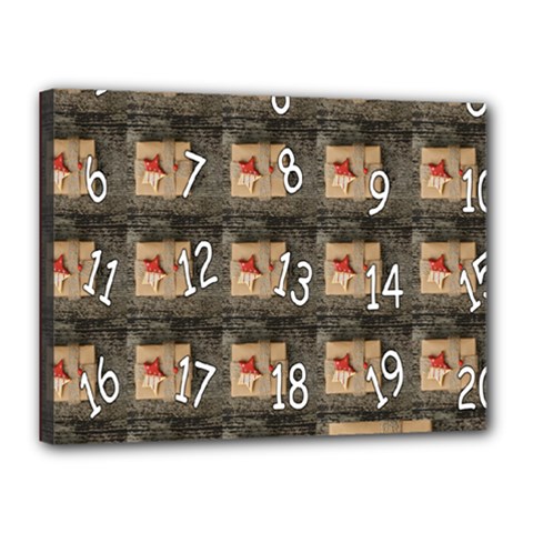 Advent Calendar Door Advent Pay Canvas 16  X 12  by Nexatart