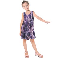 Agate Naturalpurple Stone Kids  Sleeveless Dress by Alisyart