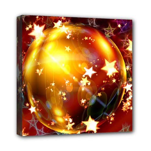 Advent Star Christmas Mini Canvas 8  X 8  by Nexatart