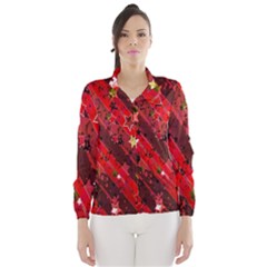 Advent Star Christmas Poinsettia Wind Breaker (women)