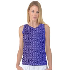 Calm Wave Blue Flag Women s Basketball Tank Top by Alisyart