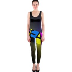 Dream Colors Neon Bright Words Letters Motivational Inspiration Text Statement Onepiece Catsuit