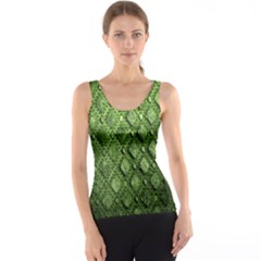 Circle Square Green Stone Tank Top