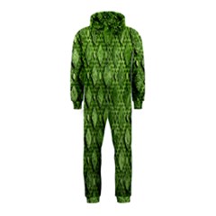 Circle Square Green Stone Hooded Jumpsuit (kids) by Alisyart