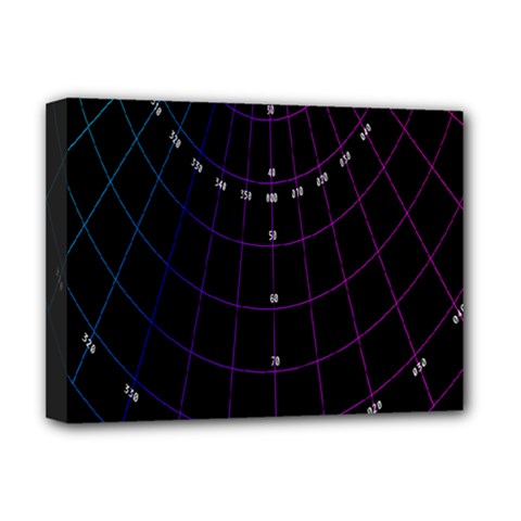 Formula Number Line Purple Natural Deluxe Canvas 16  X 12  