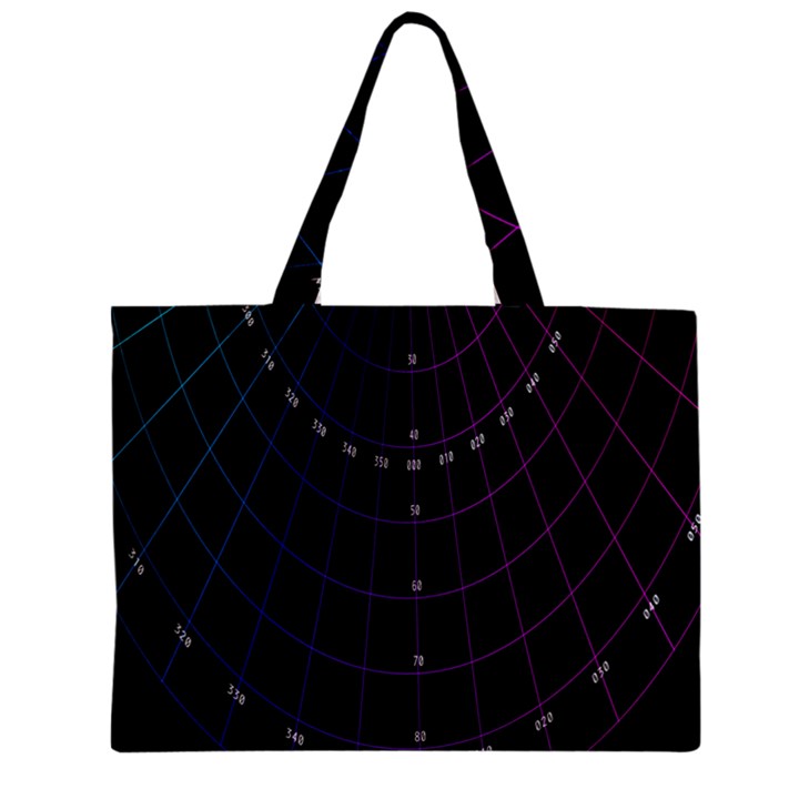 Formula Number Line Purple Natural Zipper Mini Tote Bag